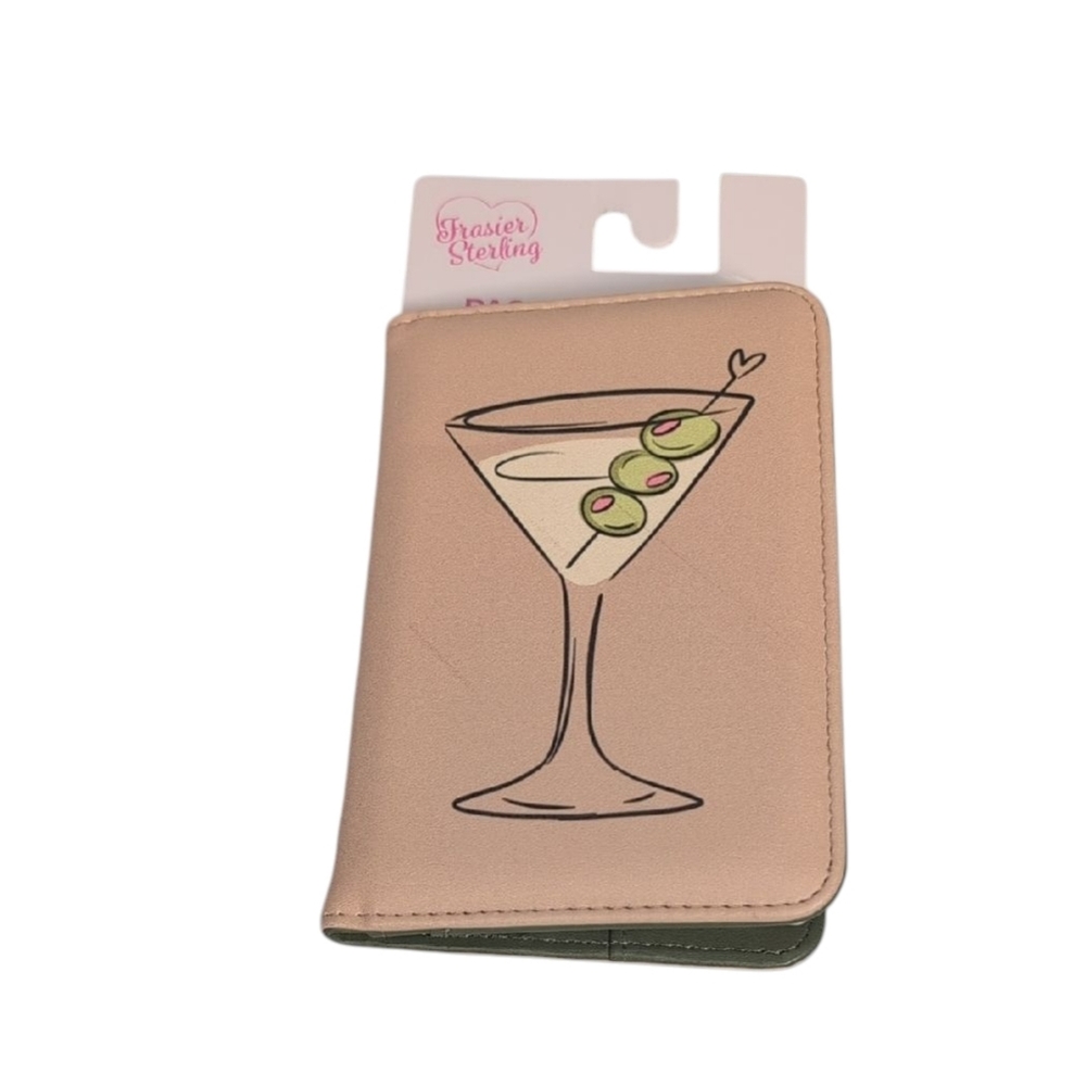 Frasier Sterling Martini/Olives Passport Case *Please Read